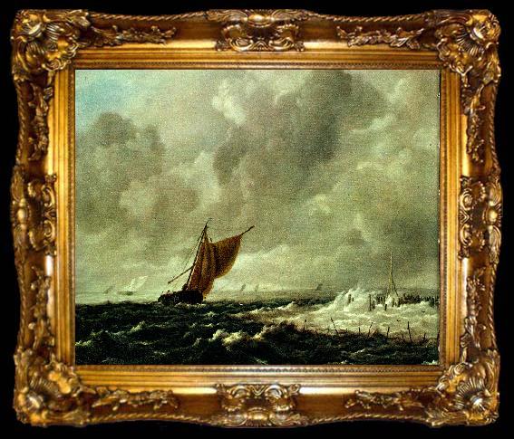 framed  Jacob van Ruisdael sjostycke, ta009-2